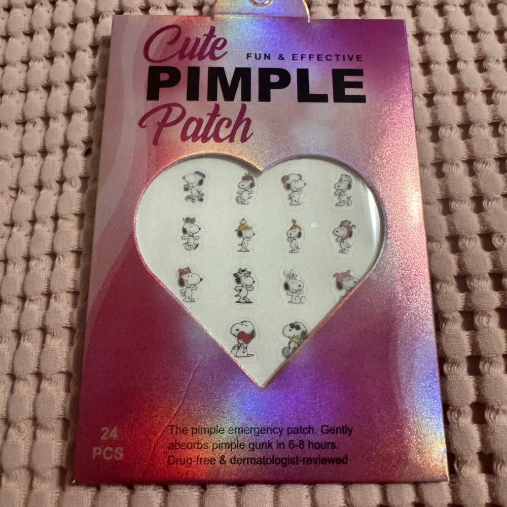 NWT Pimple Patch with snoopy Design